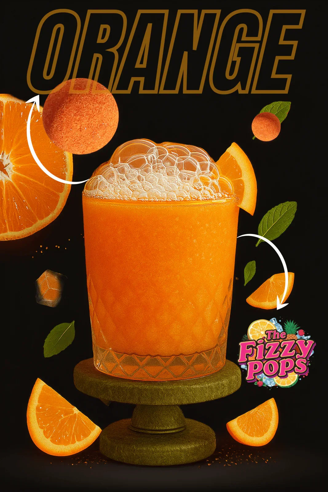 Orange Drink Bombs (Pack Of 6)