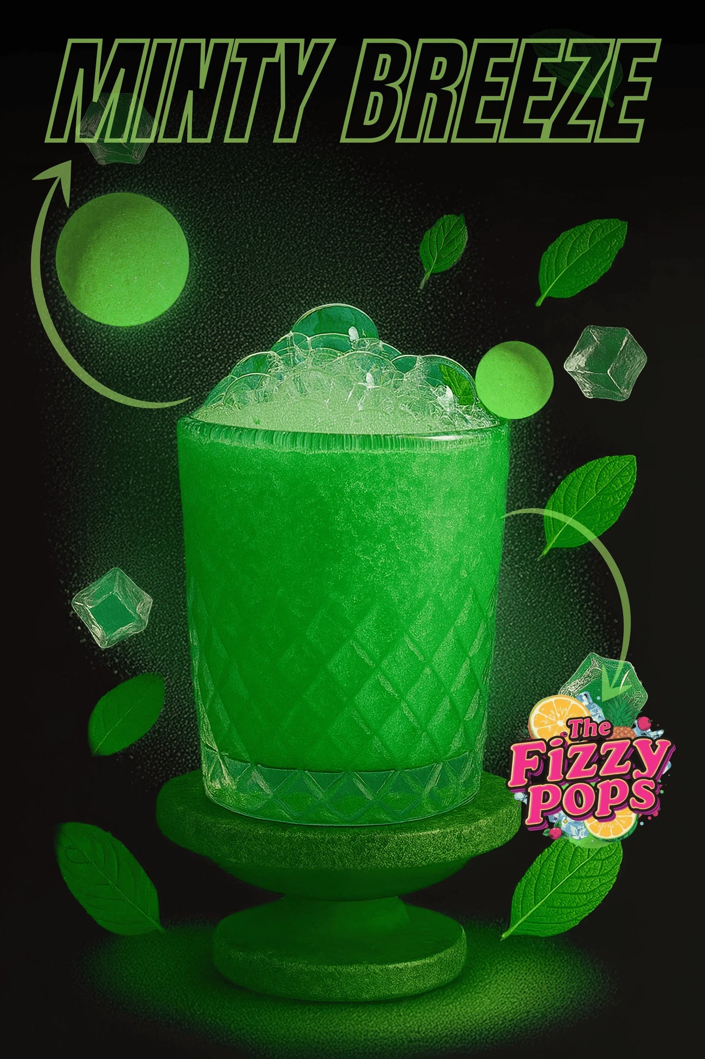 Minty Breeze Drink Bombs (Pack of 6)